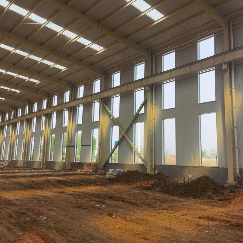 耐腐食性産業用鋼鉄構造 工房 耐震性高い建物